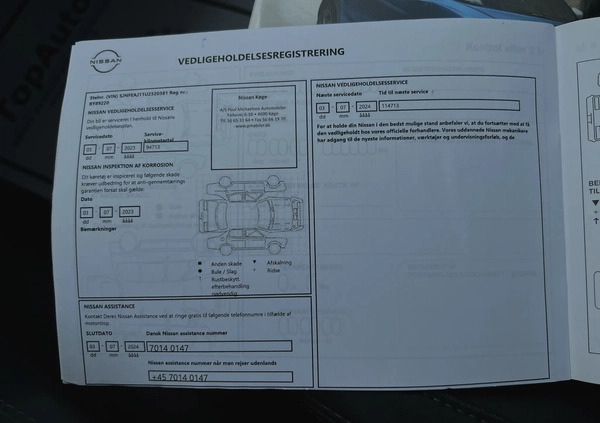 Nissan Qashqai cena 73900 przebieg: 106000, rok produkcji 2018 z Woźniki małe 742
